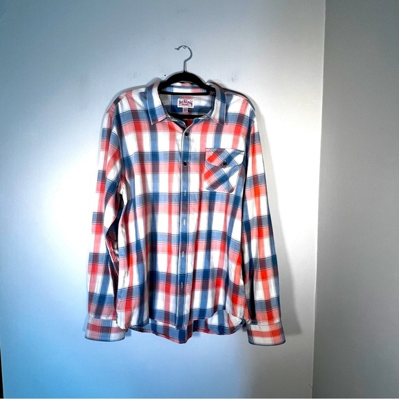 True Religion, Flannel Checked Flannel Shirt, Size‎ 2xl TTG - Picture 1 of 11